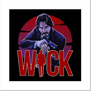 John Wick an Action Retro Style Posters and Art